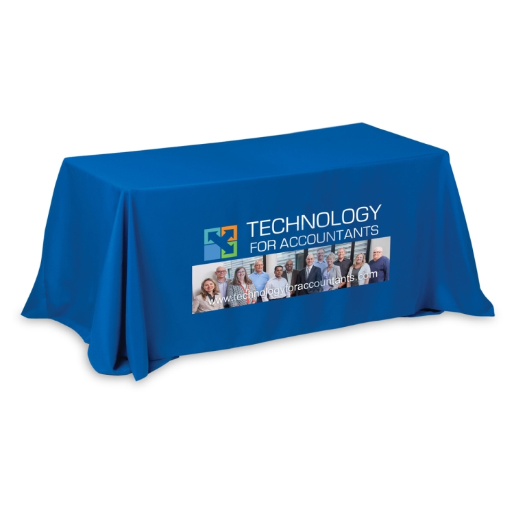 "Zenyatta Eight" 8 ft 4-Sided Throw Style Table Covers & Table Throws (PhotoImage Full Color) / Fits 39