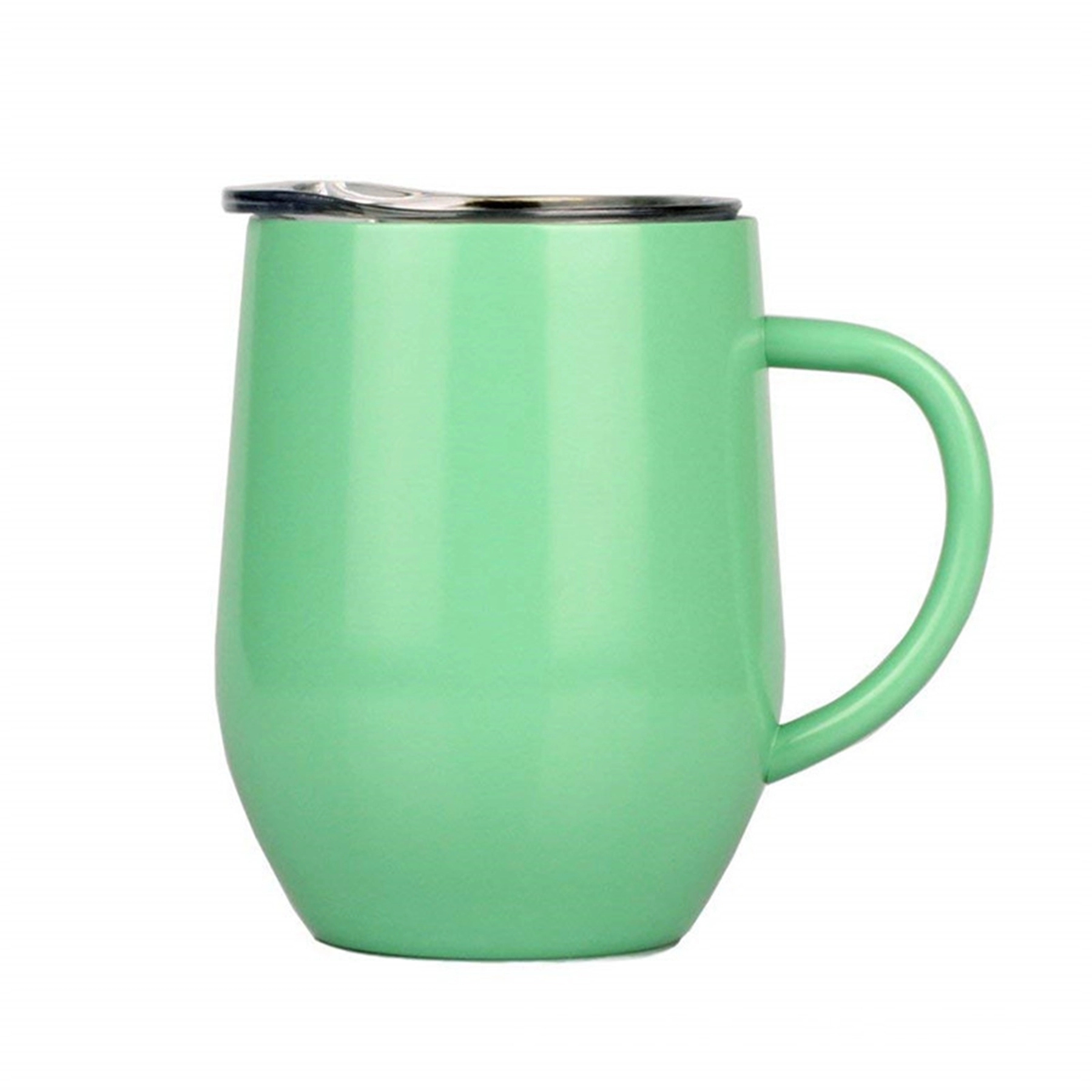 12oz Stainless Steel Mug with Lid and Handle 7