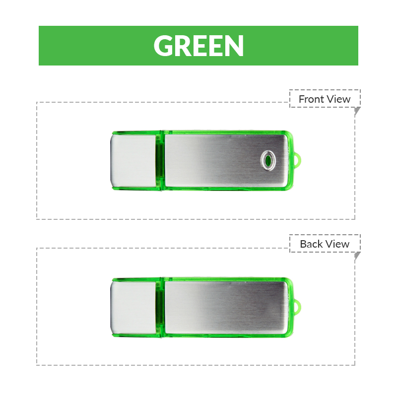 Classic Translucent LED USB Flash Drive, 4GB 2