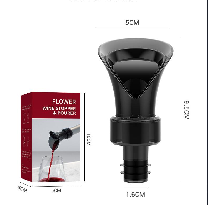Wine Pourer and Stopper Combo 3