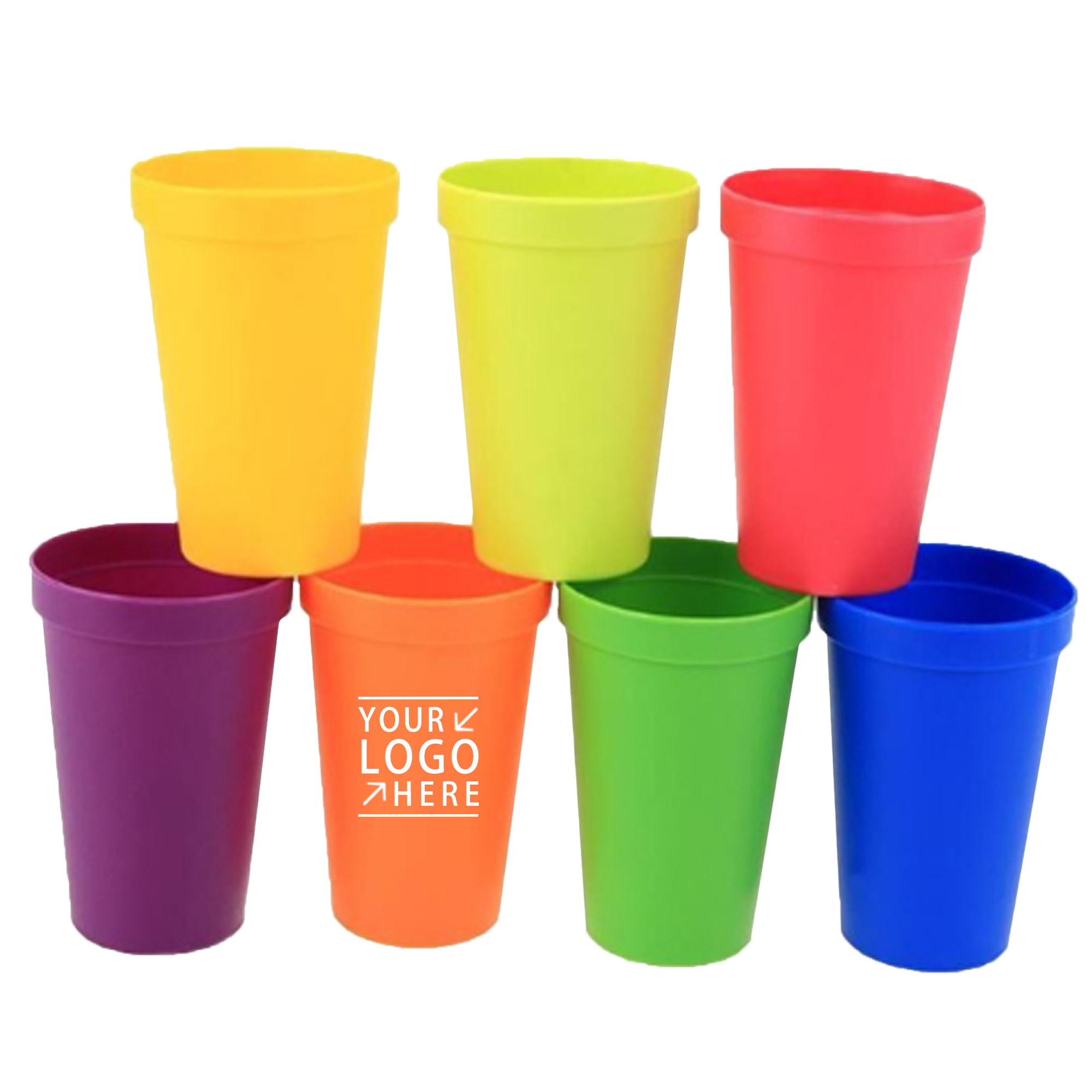 16 Oz. Disposable Plastic Stadium Cup 2