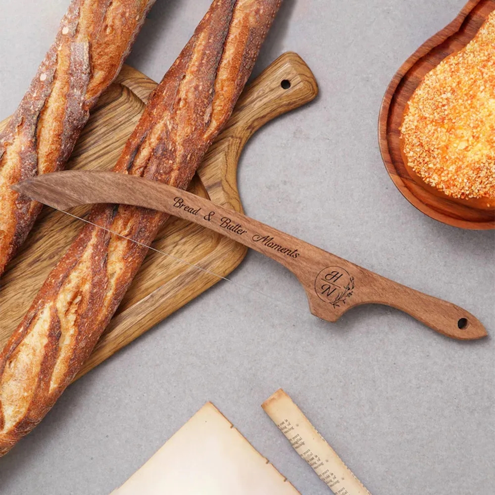Wooden Bow Sourdough Bread Knife 8
