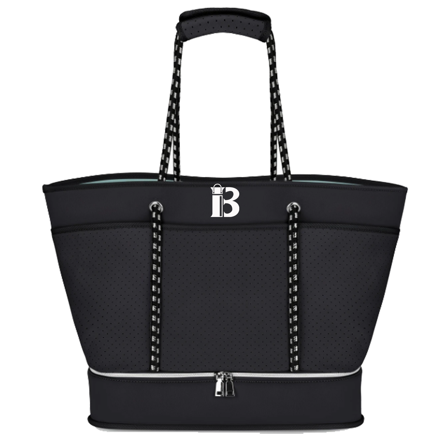 Waterproof Neoprene Beach Bag - Sandproof w/ Shoe Pocket