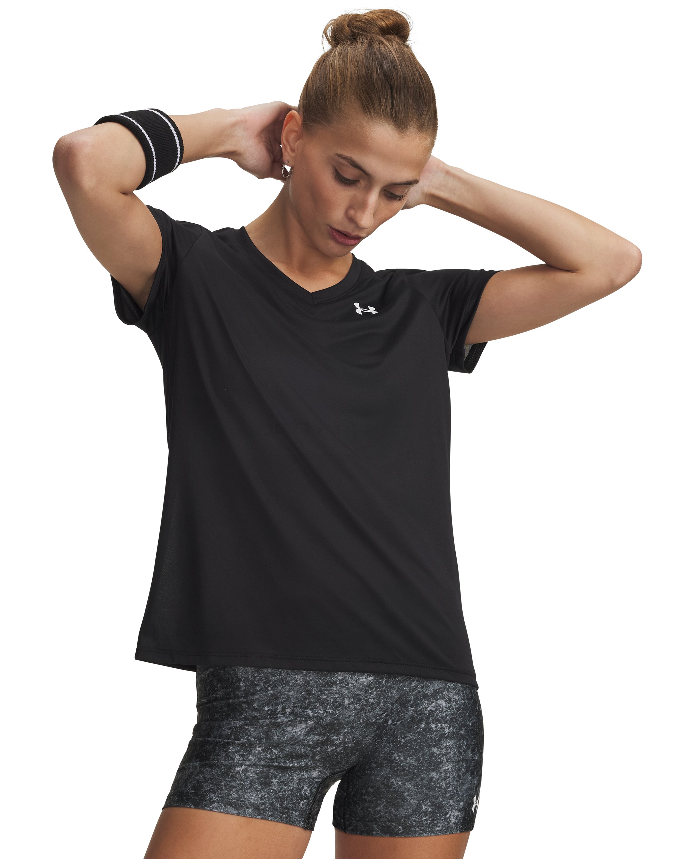 UA Tech Women's V-Neck Short Sleeve 8