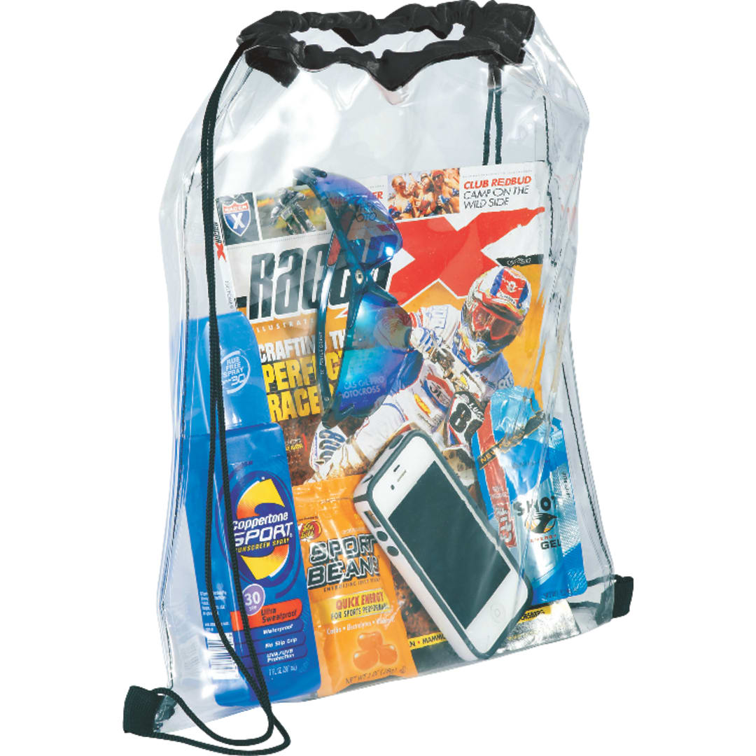 Rally Clear Drawstring Bag 27
