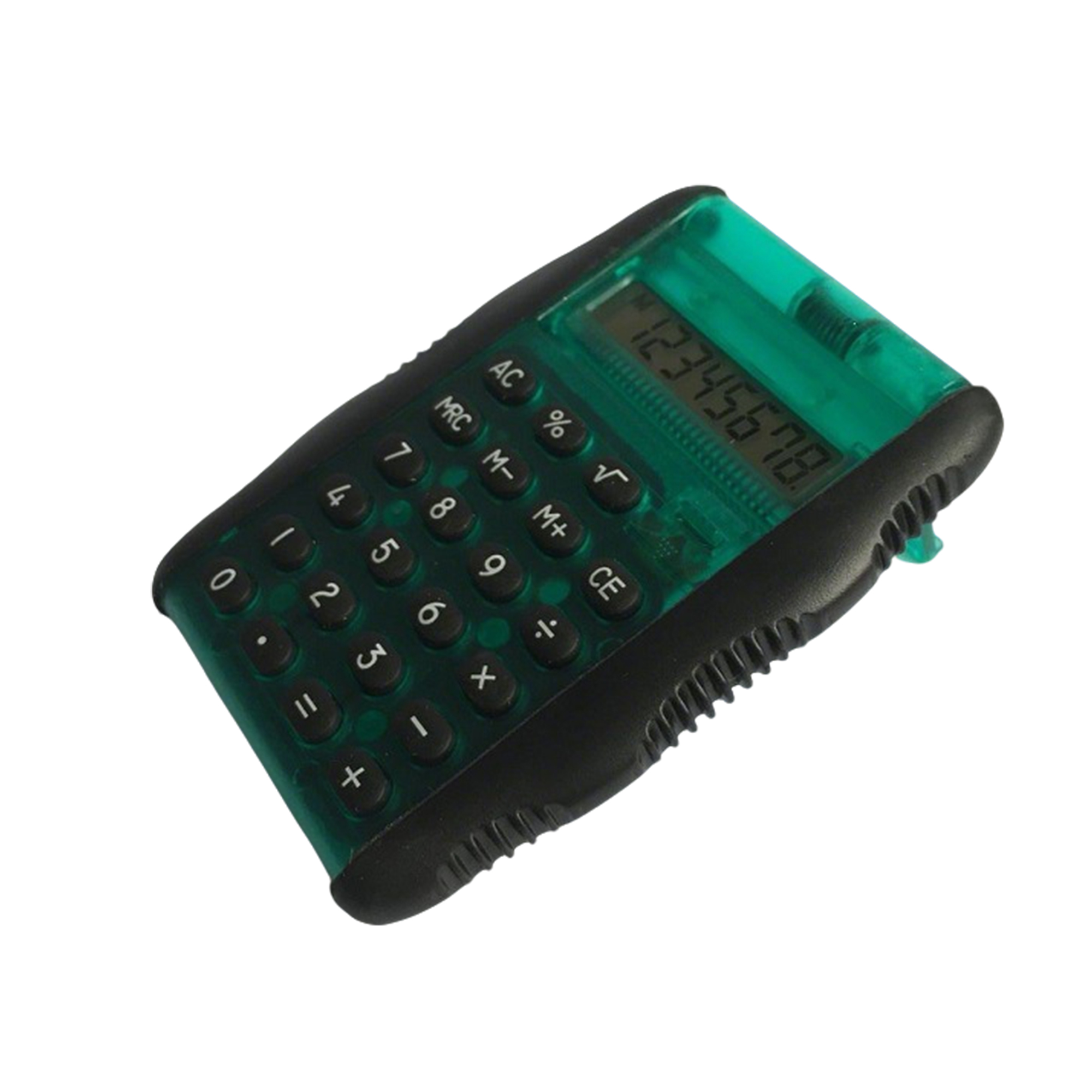 ABS Clamshell Pocket Calculator 3.78 x 2.87 x 0.39" 5