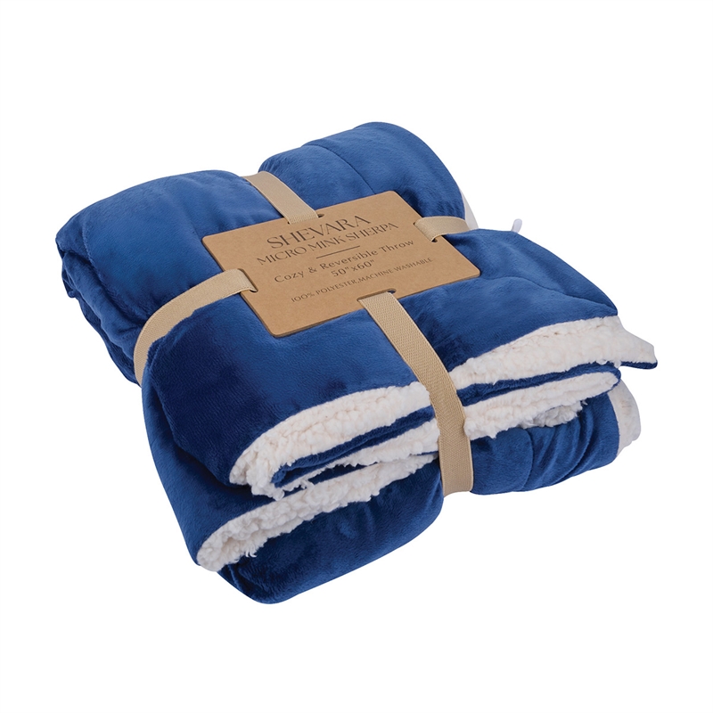 Brookline Micro Mink Sherpa Blanket 38