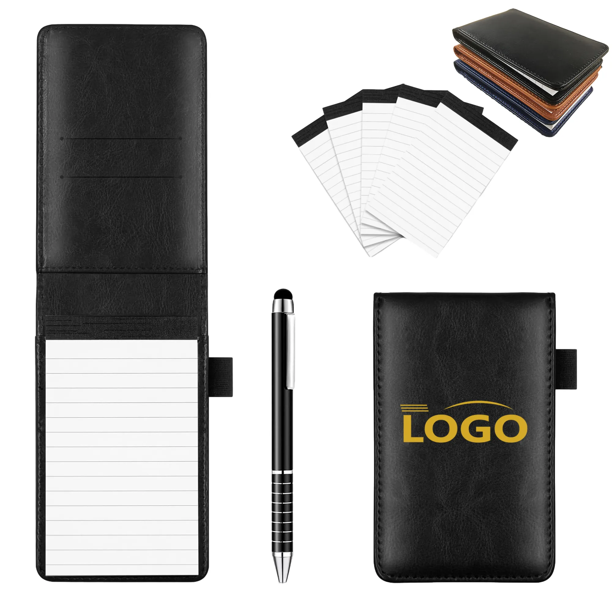 Multi-function Memo Pad with Card Holder 7