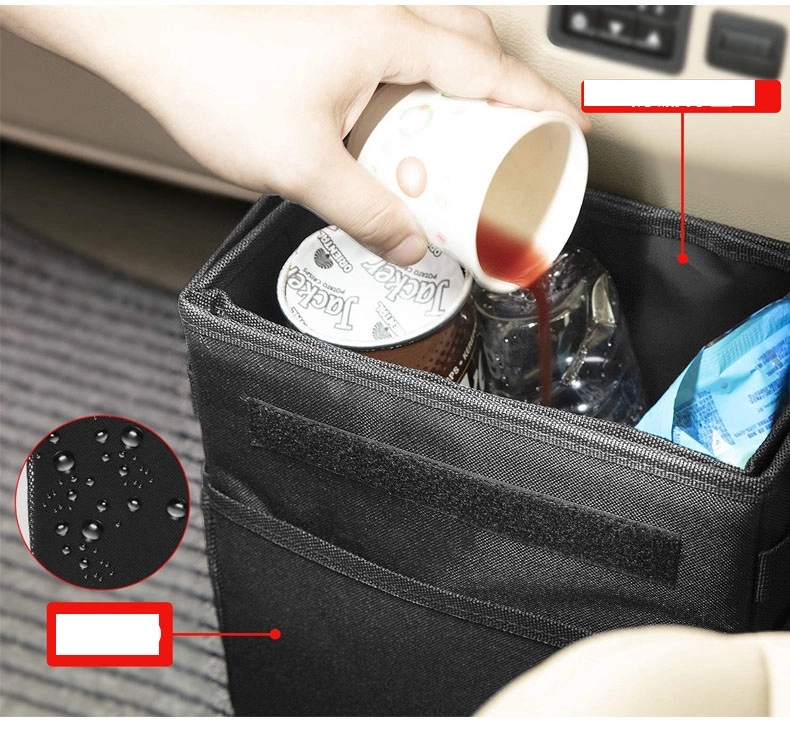 Waterproof Collapsible Trash Can Convenient Hanging Car 8