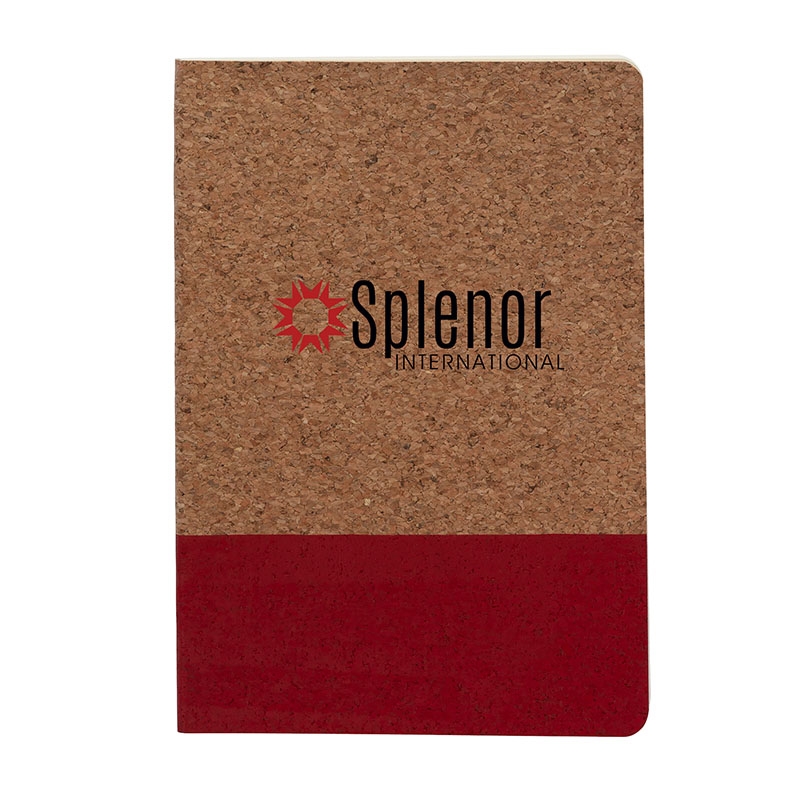 Boardwalk Two-Tone Cork Junior Notebook 10