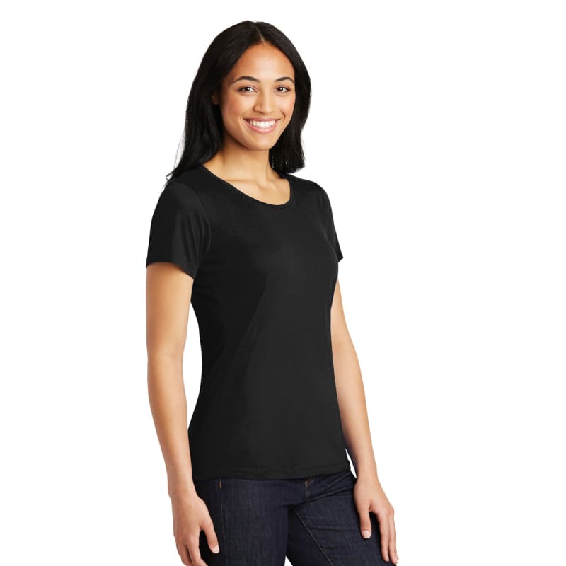 Sport-Tek Women's PosiCharge Competitor Cotton Touch Scoop Neck Tee. 18