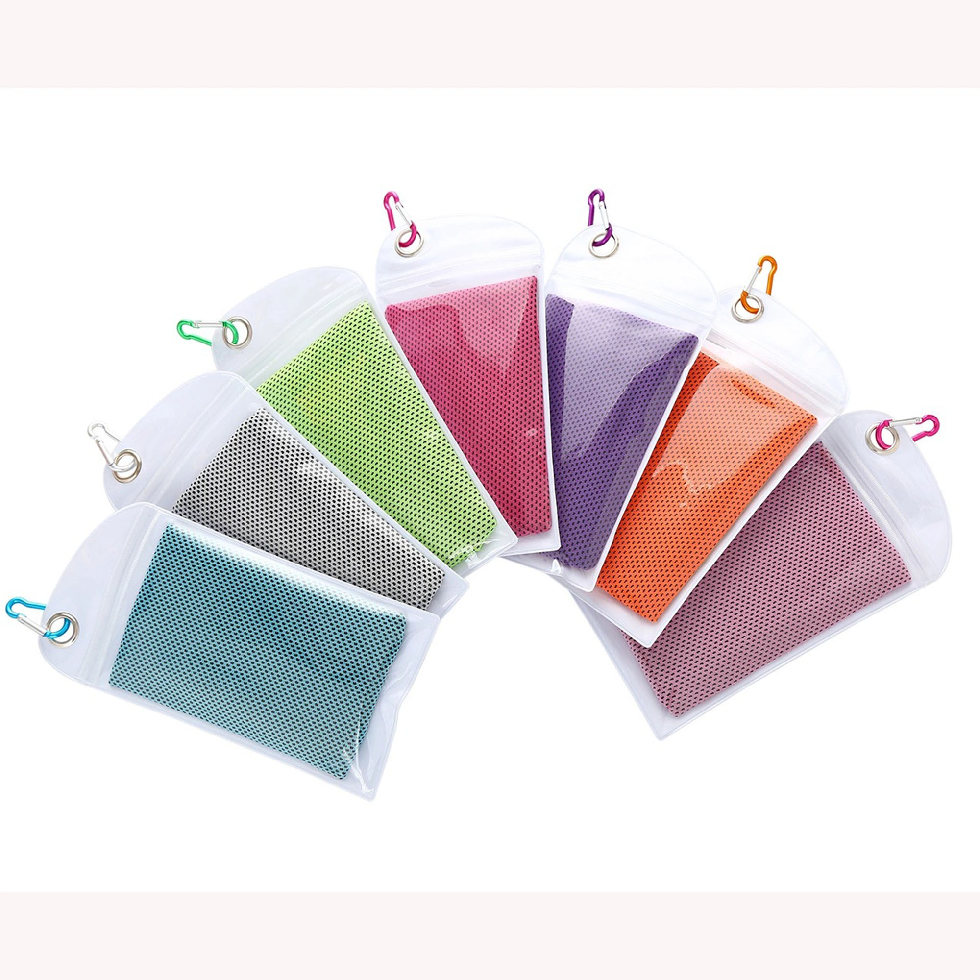 Breathable Cooling Towel with PVC Pocket 4