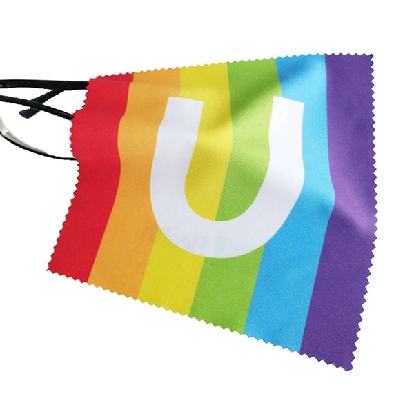 Full color Microfiber Lens Cloth with Pouch 8