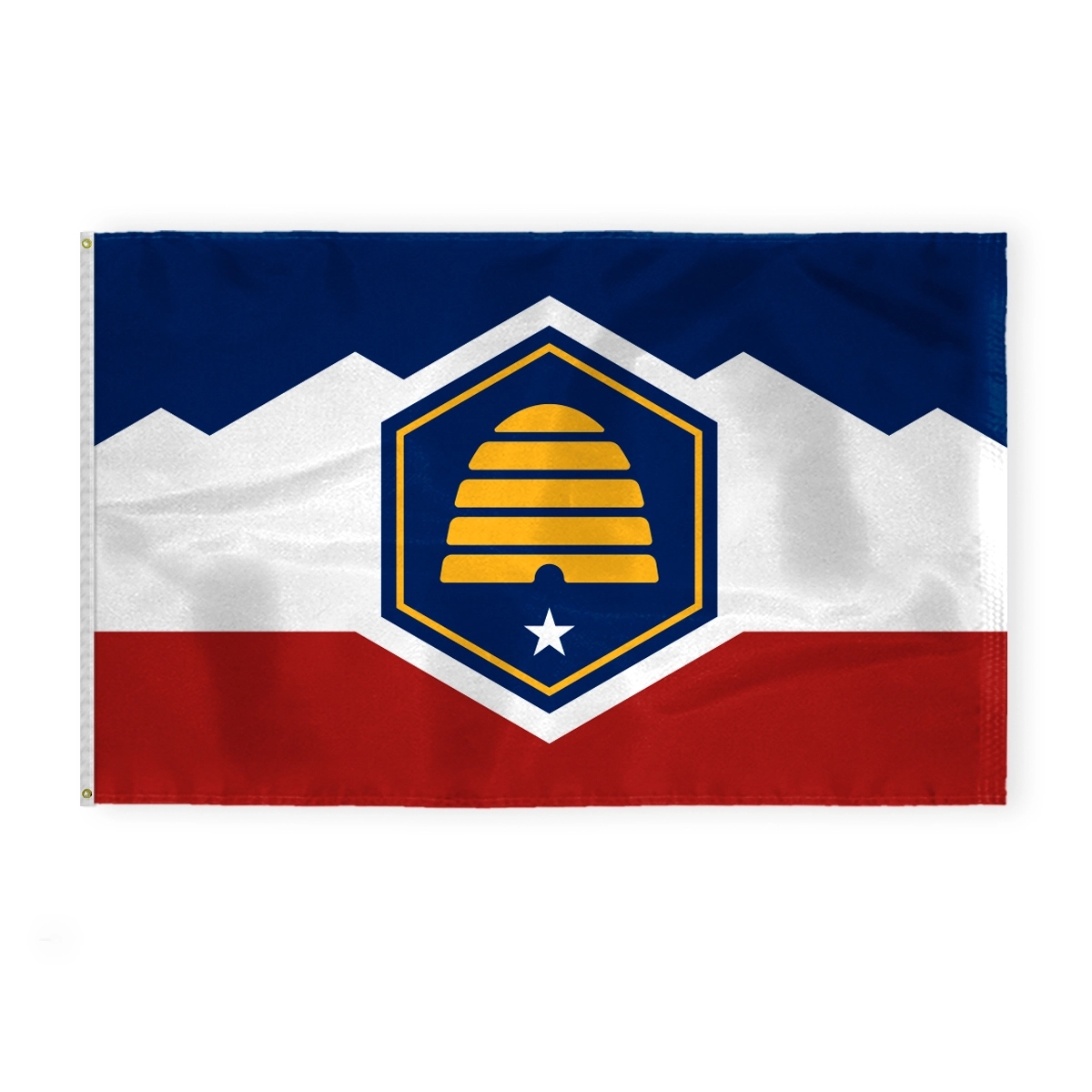 5'X8' 200D Nylon 1ply Utah(Design 2023) Flag 1