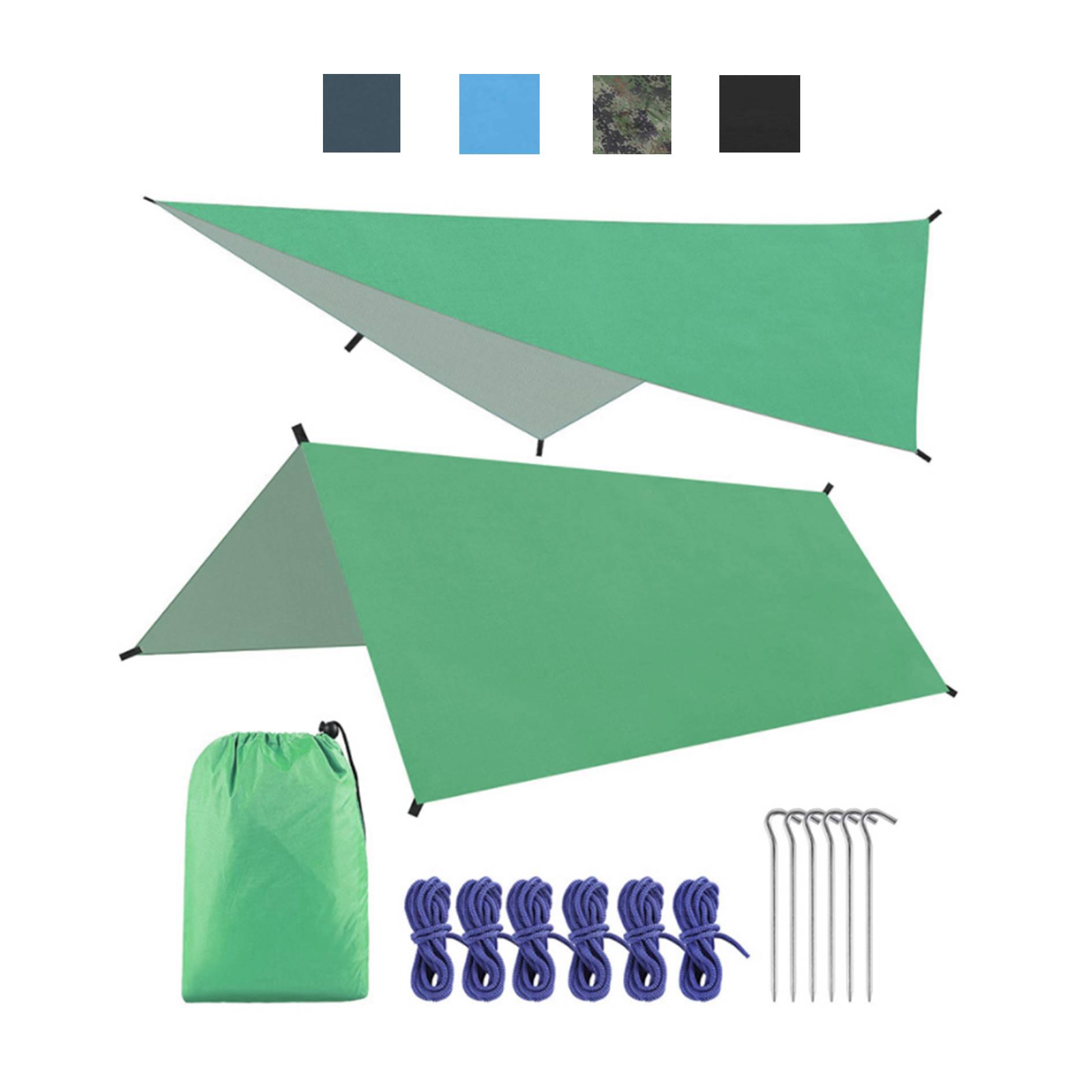 Waterproof Sunshade Camping Fly Tent Tarp 3