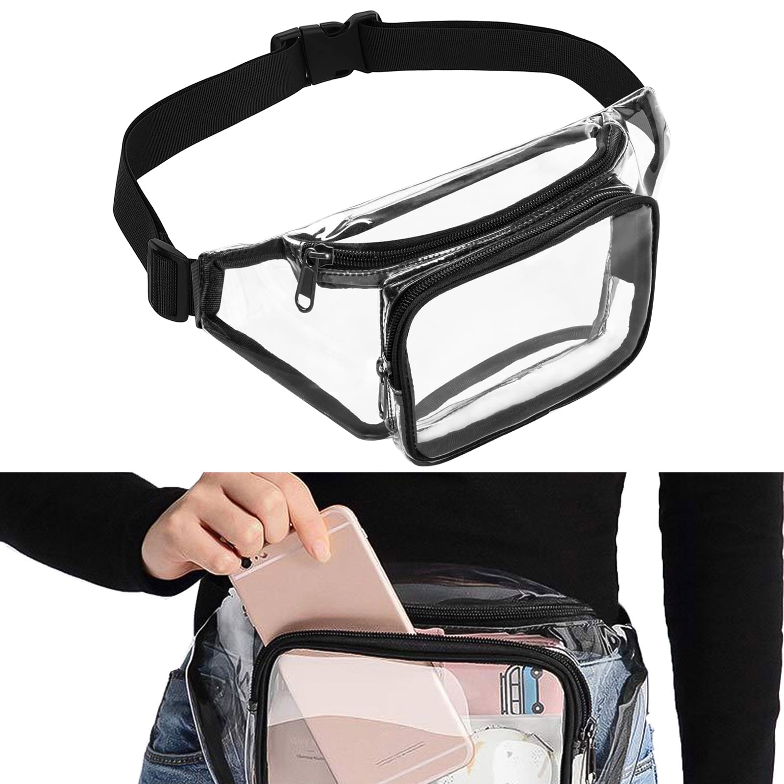 PVC Clear Waist Fanny Pack 2