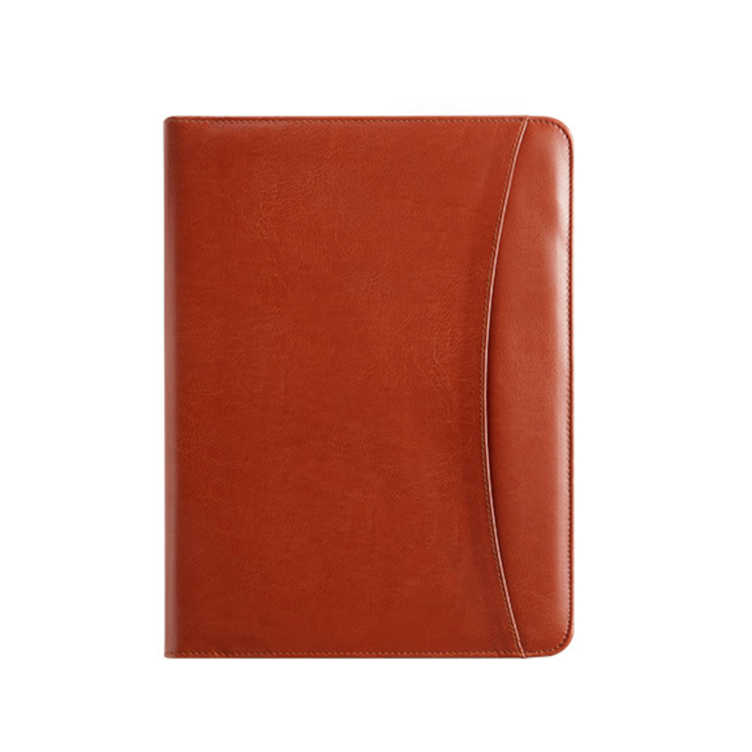 Vegan Leather Business Padfolio with Zipper - OCEAN 3