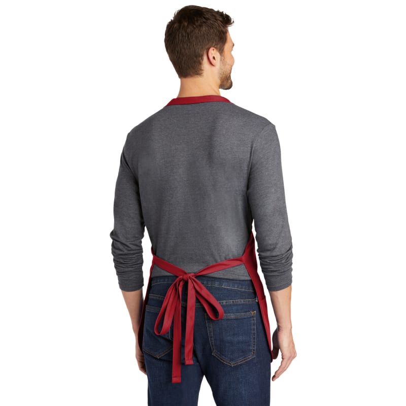 Port Authority Medium-Length Apron With Pouch Pockets. 12