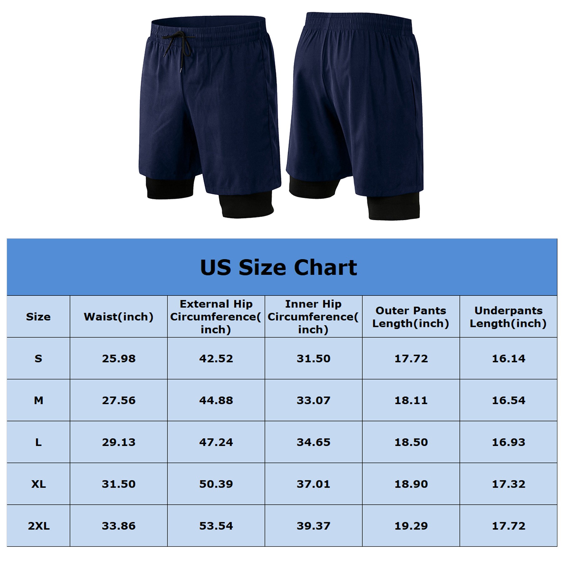Athletic Running Shorts 3