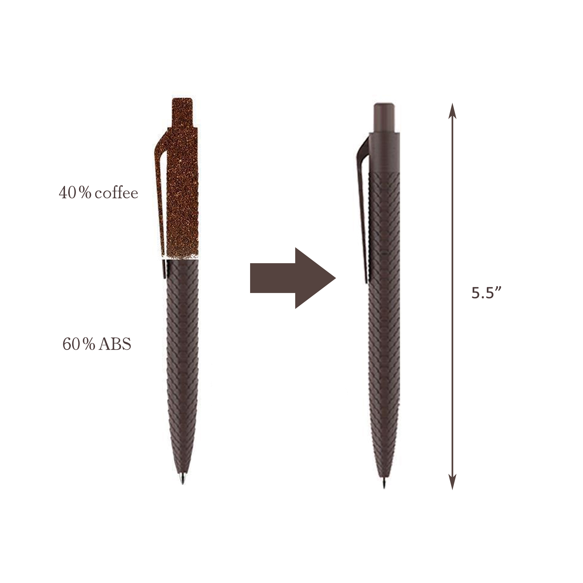 ECO Coffee Grounds Pen 1