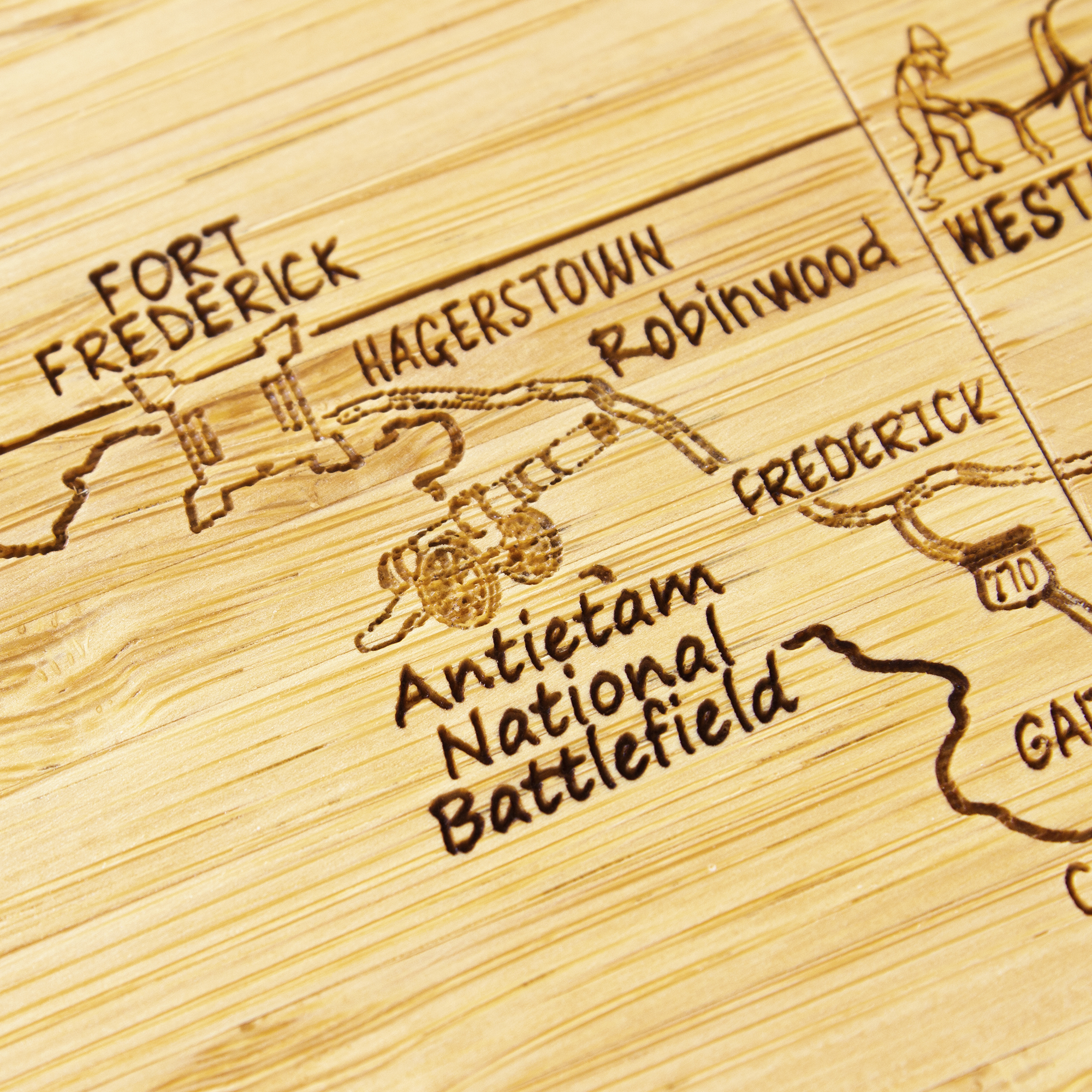 Maryland Puzzle Coaster Set 1