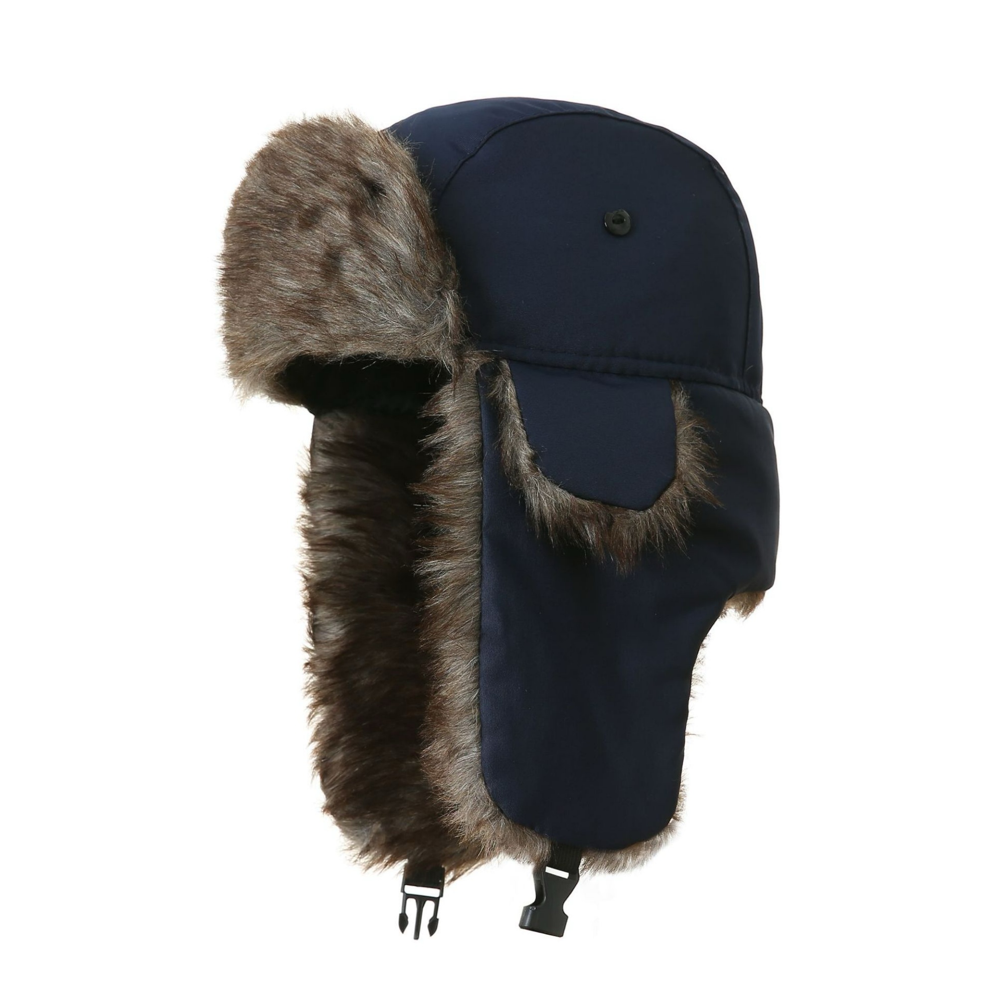 Insulated Faux Fur Aviator Hat for Snowy Conditions 19