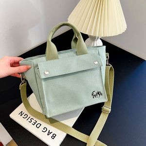 Canvas HandBag With Adjustable Shoulder Strap 4