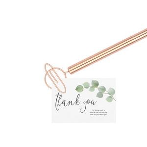 Earth Shaped Paper Clip Twist Metal Pen 9