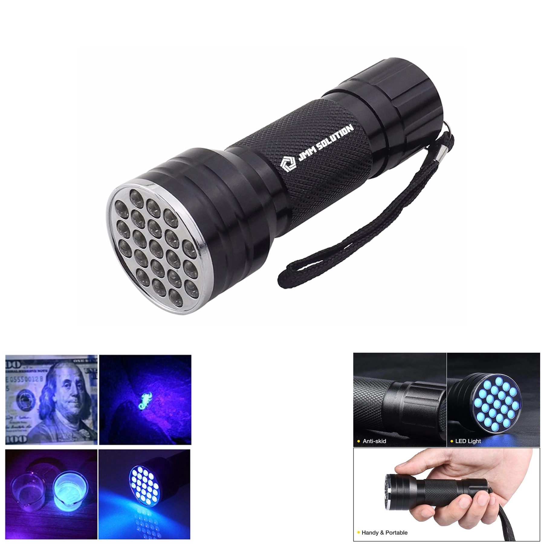 LED Mini UV Black Light Flashlight 2