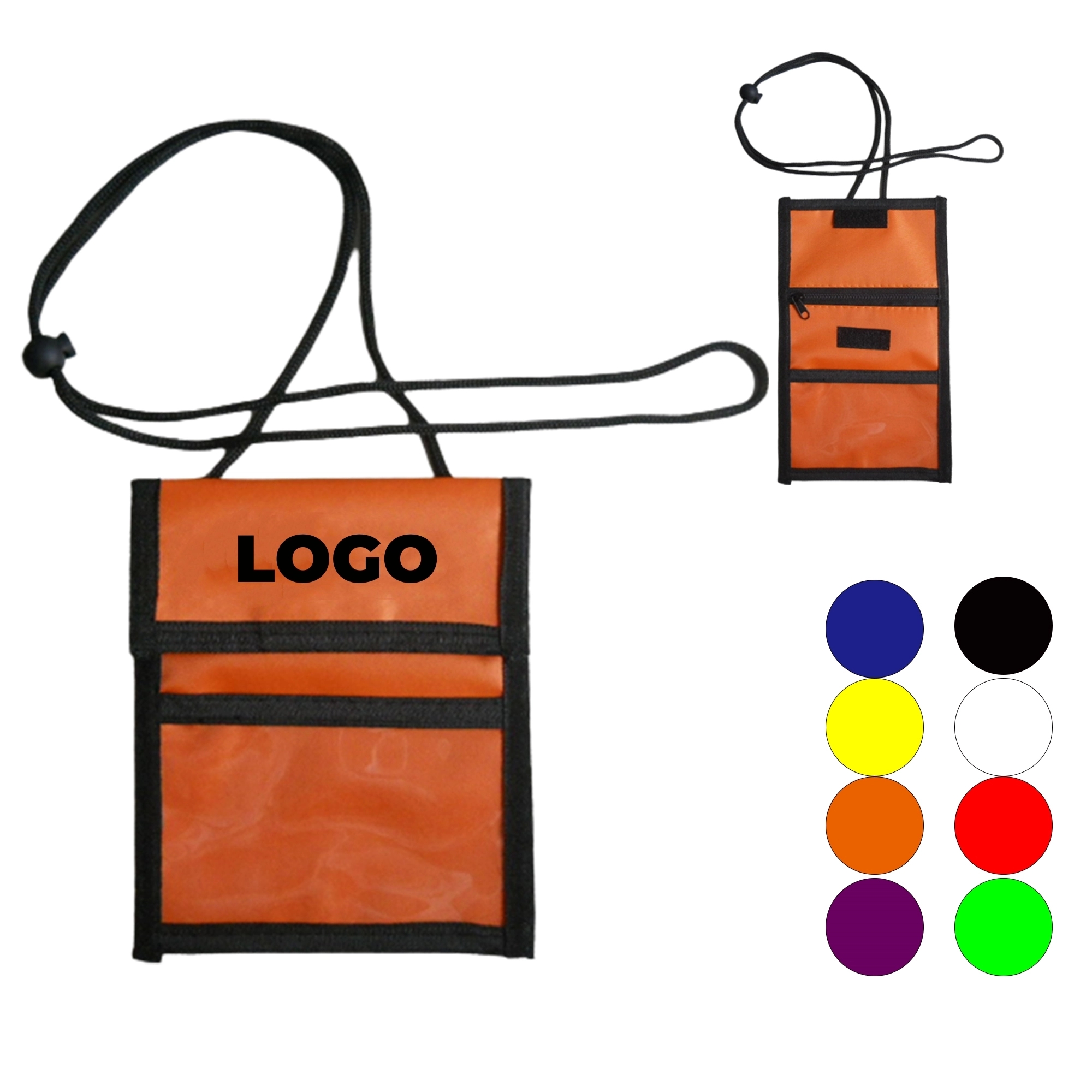 Nylon Neck Wallet Badge Holders MOQ 100PCS 2