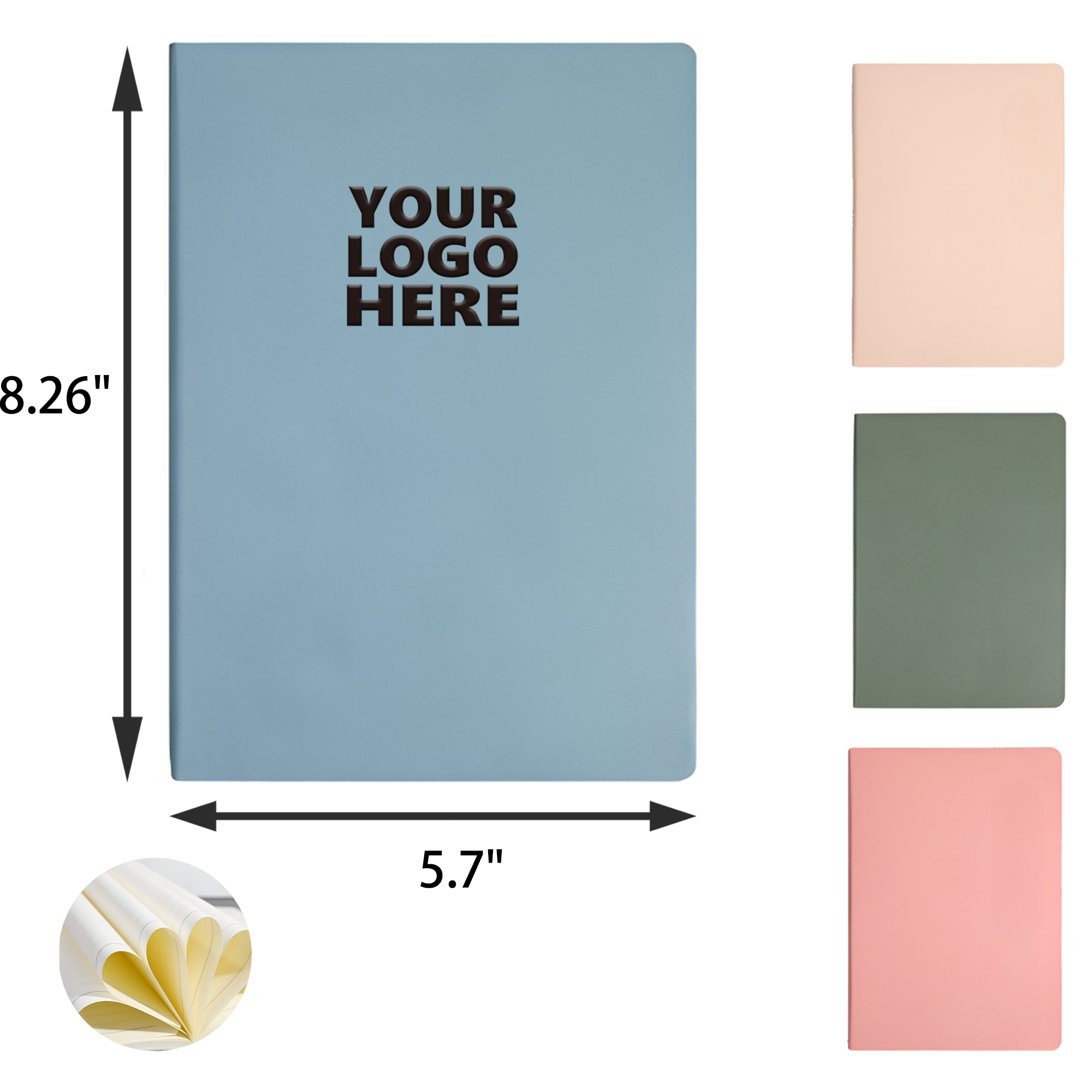 MOQ 50 PCS A5 Leather Notebook 2