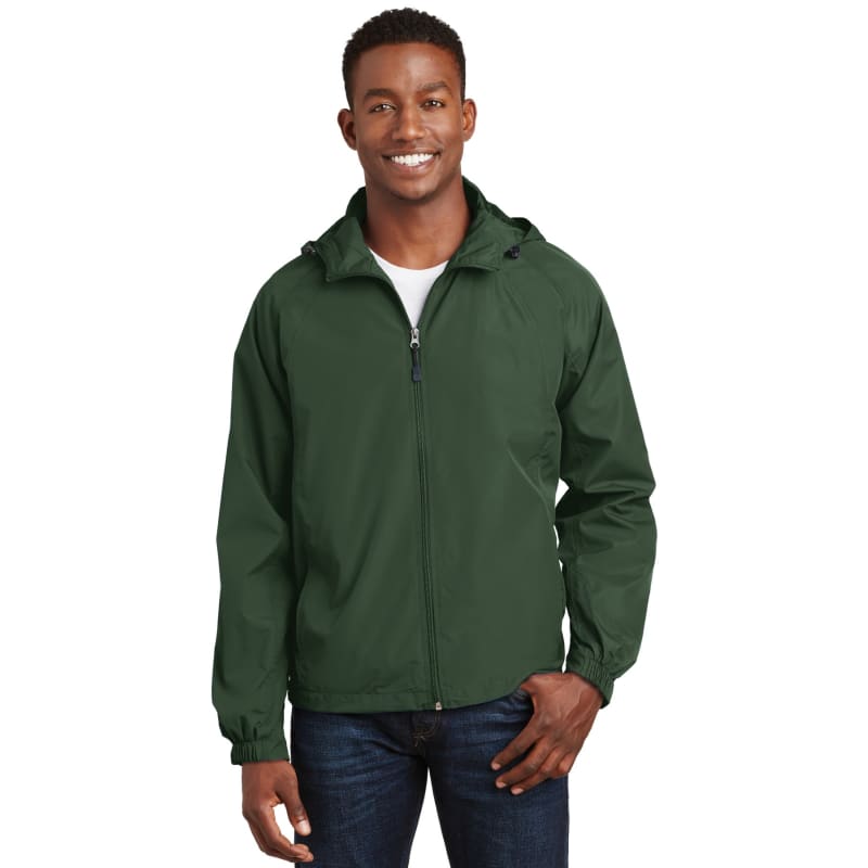 Sport-Tek Hooded Raglan Jacket. 22