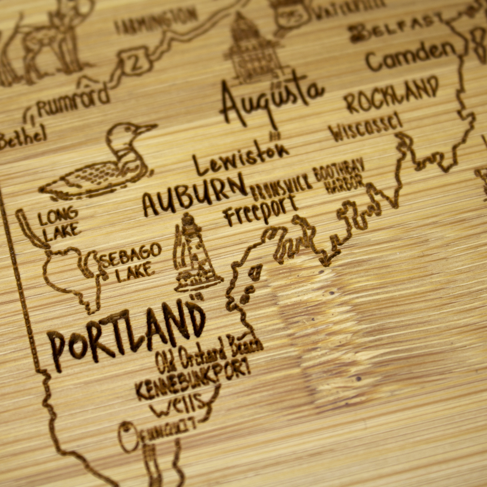 A Slice of Life Maine Serving & Cutting Board 7