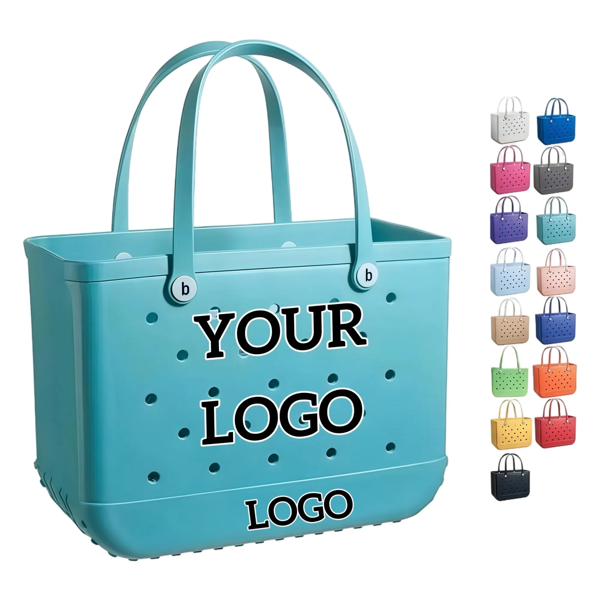 Stylish Rubber Beach Tote Bag 16