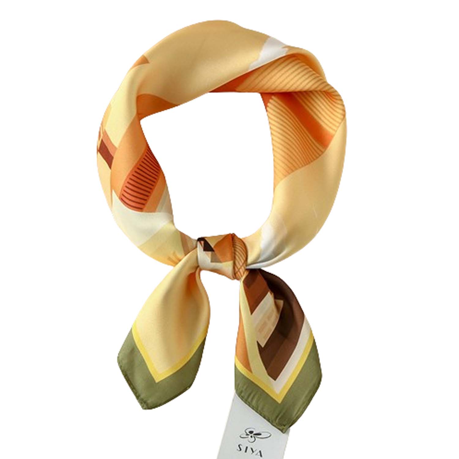 Polyester Silk-Like Square Scarf 6