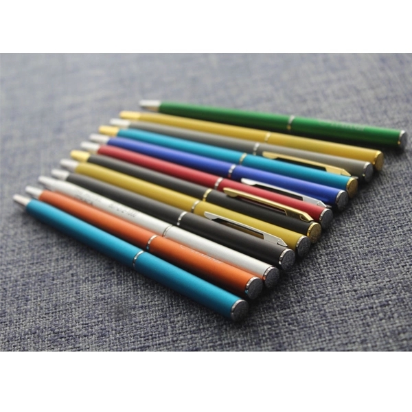 Custom Logo Twist Cheap Plastic Ballpoint Pens 5