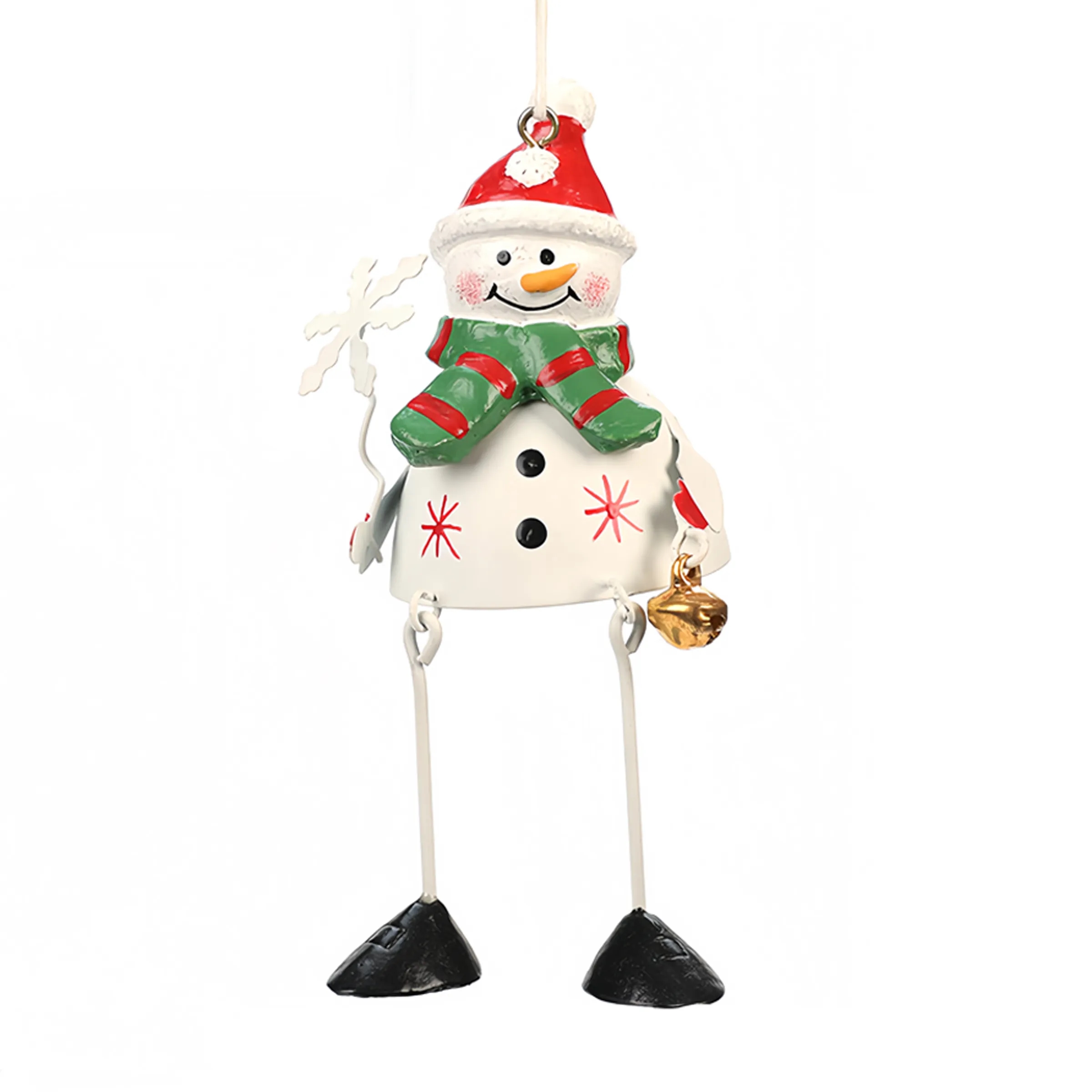 Iron Christmas Tree Santa Claus Ornament 4