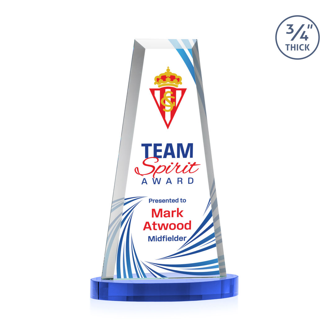 Imperial VividPrint™ Award on Alberton Base - Sky Blue 9