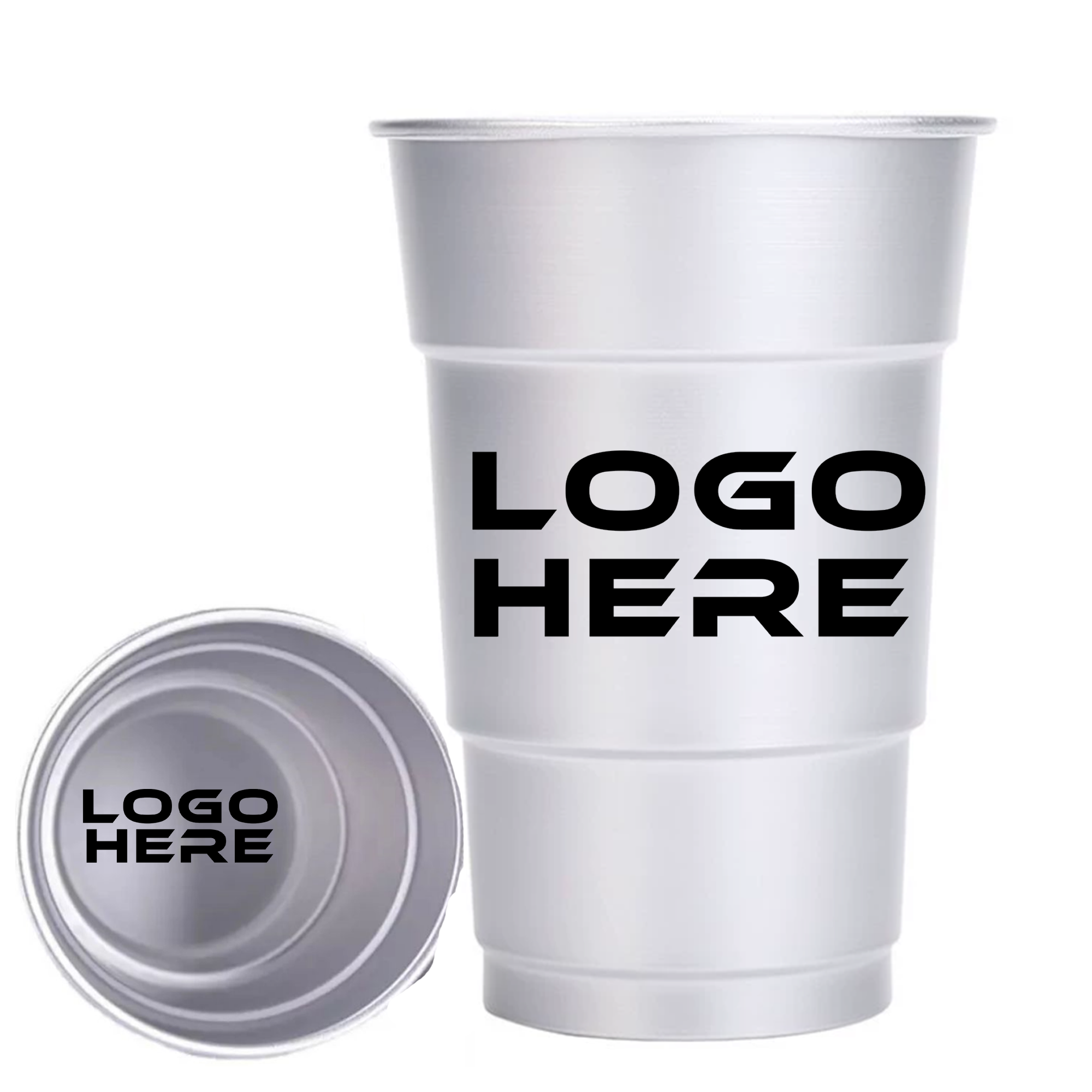 MOQ100 16oz Reusable Aluminum Cup 2