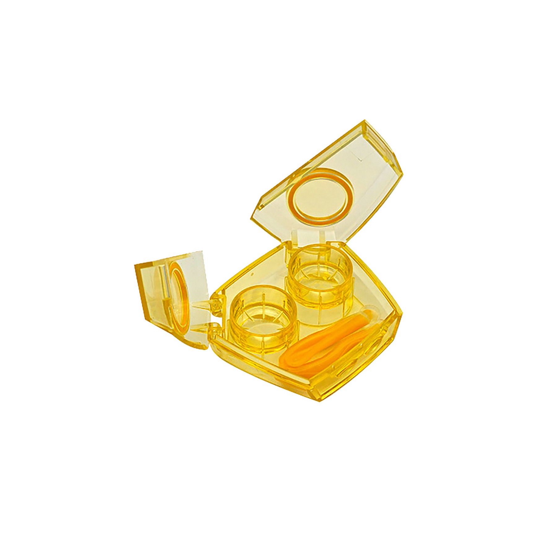 Scissor Door Series Clear No-twist Contact Lens Case 3