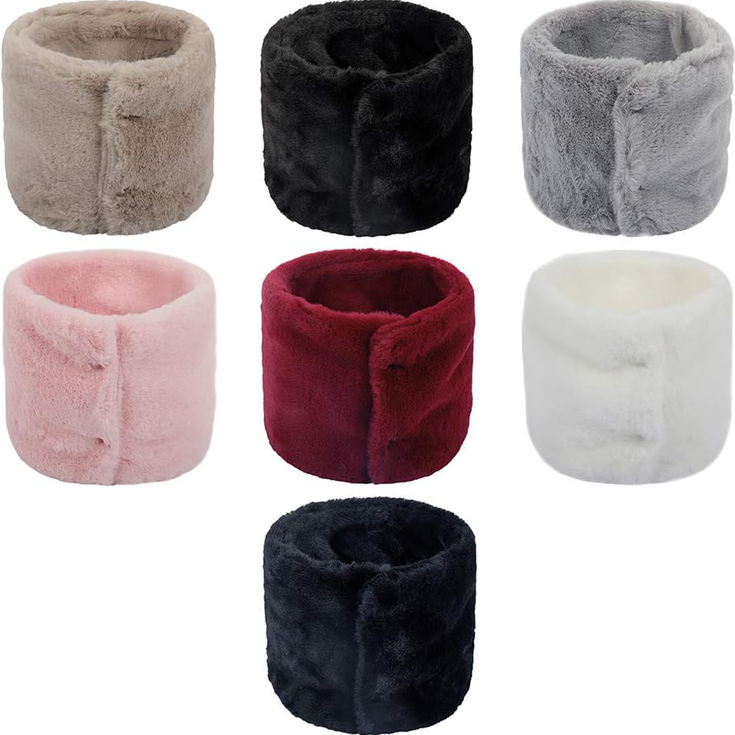 Winter Thick Furry Plush Neck Warmer 5