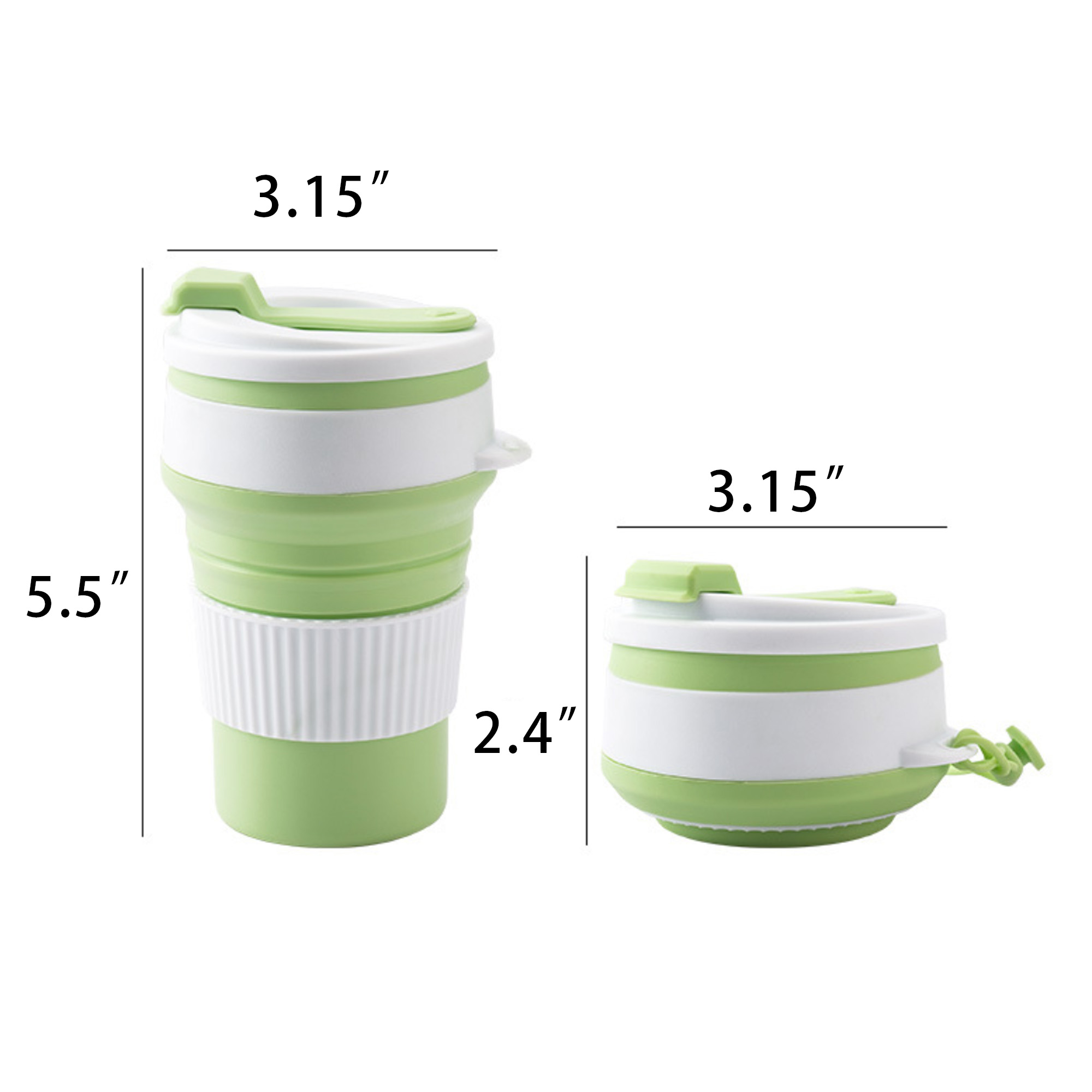 Custom Eco-Print Collapsible Hydration Bottle 3