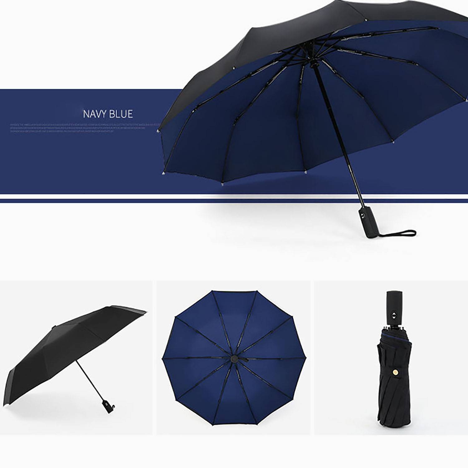 Automatic Anti-Wind Double Layer Commercial Large Umbrella 6