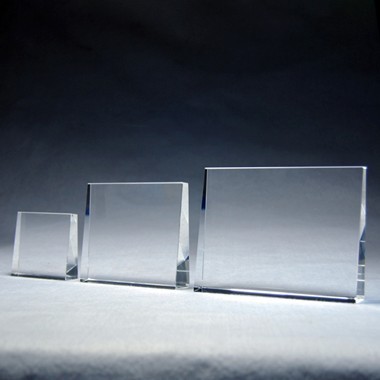 Upright Standing Crystal Trophy - Large Size 2