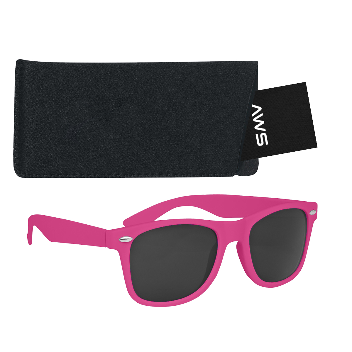 Aws Velvet Touch Malibu Sunglasses With Pouch & Hang Tag 17