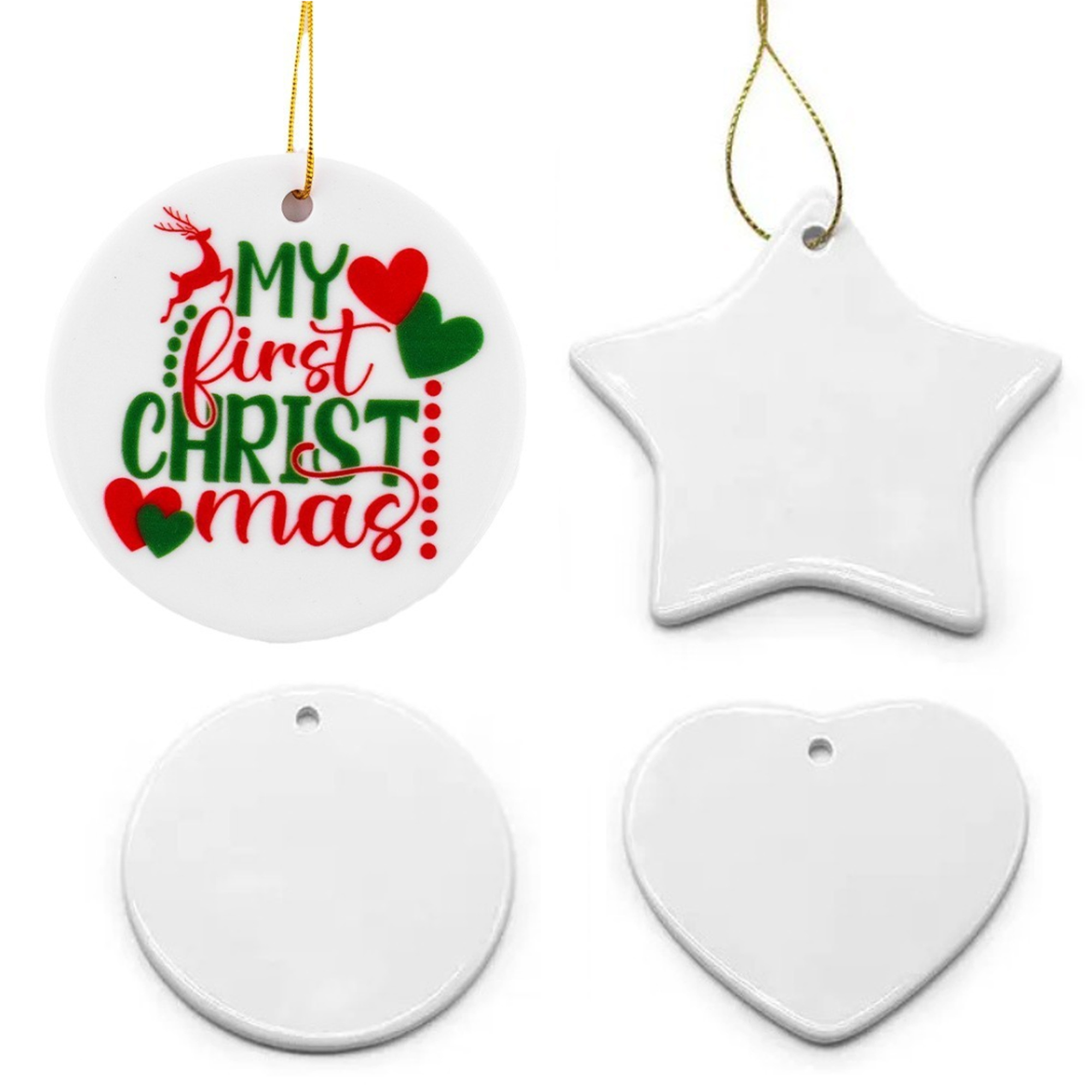 Custom Ceramic Ornament Pendant 2