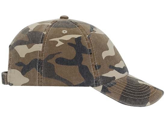 OTTO CAP® Camouflage 6 Panel Low Profile Baseball Cap 23