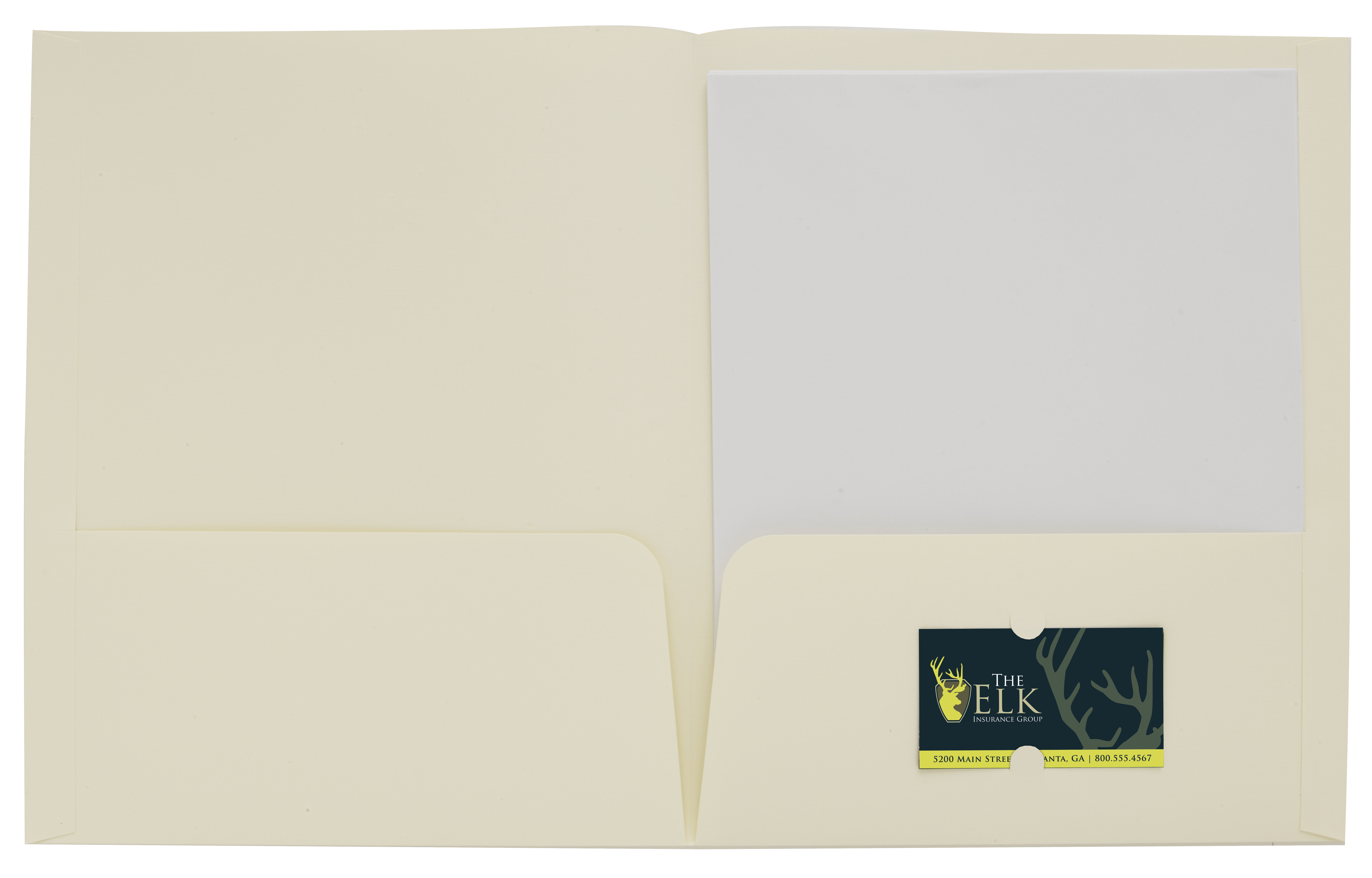 Good Value™ Linen Paper Folder 5