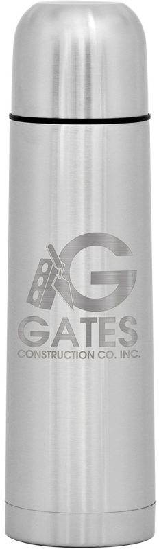 1/2 Liter S. Steel Bev Carrier - Laser Eteched