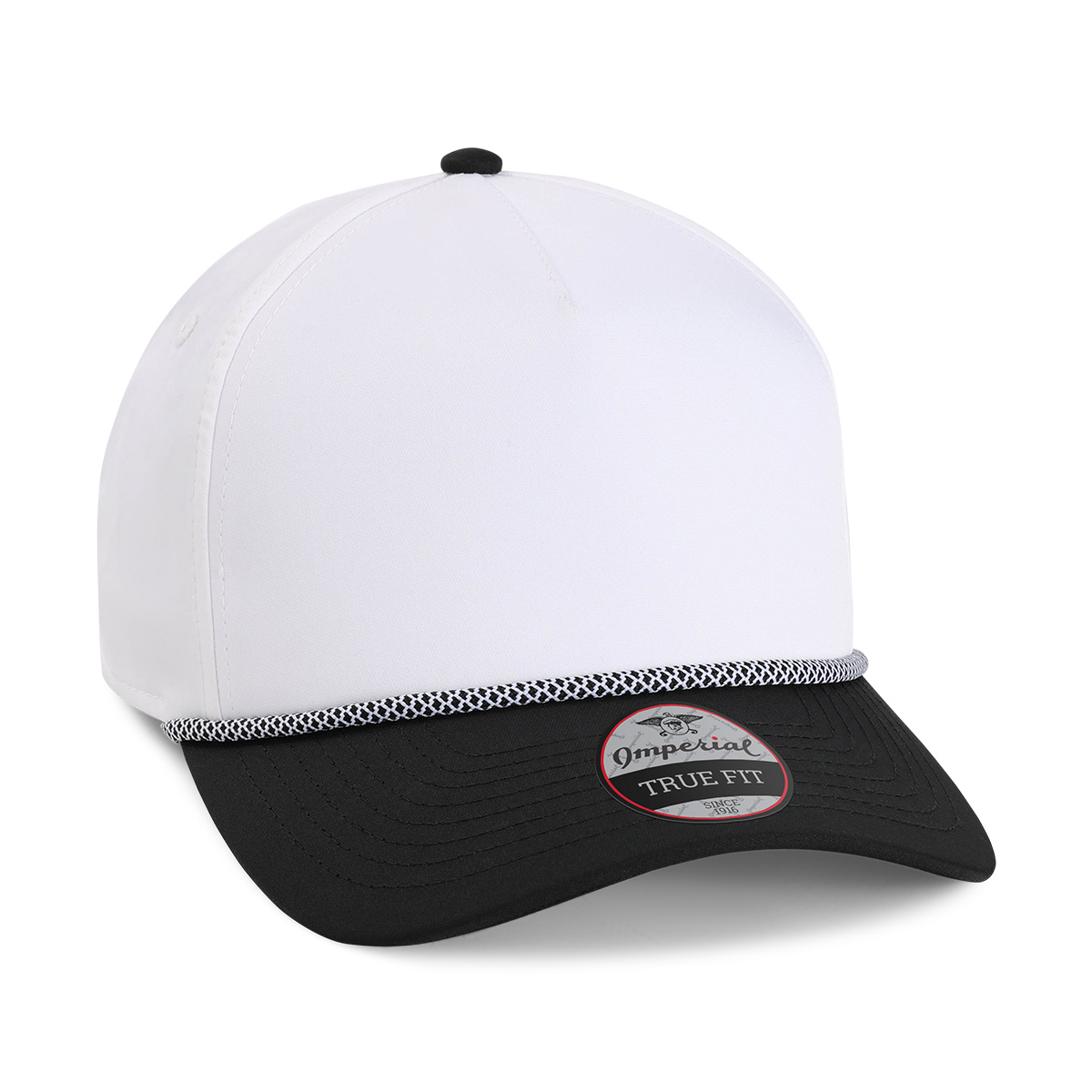 Imperial 5054T 5-Panel The Wrightson Two-Tone Performance Rope Cap with Patches or Embroidery 2